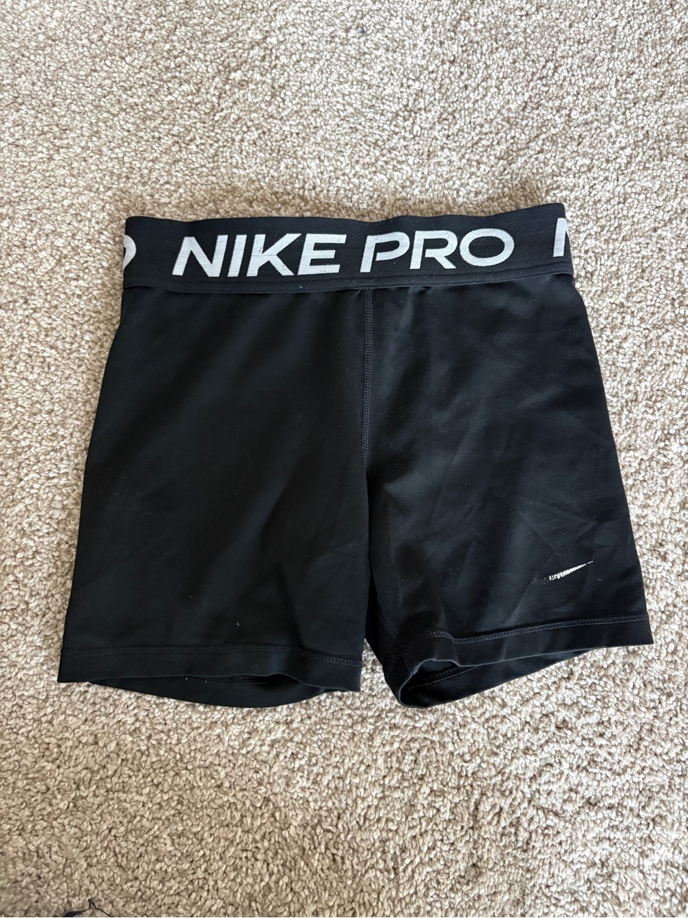 Nike Black Pro Elastic-Waist Training Shorts